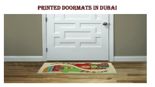 Printed Doormats