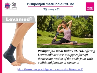 Levamed | Ankle support with Strap | Pushpanjali medi India Pvt Ltd