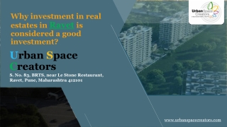 Why investment in real estates in Ravet is considered a good investment