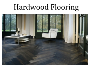 Hardwood flooring