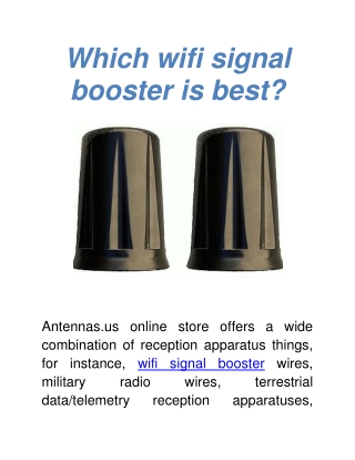Which wifi signal booster is best