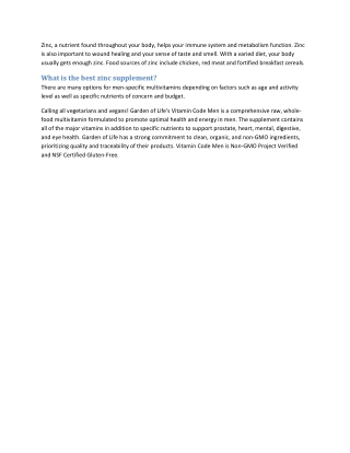 vitamin supplement for men