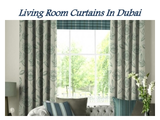 Living Room Curtains in Dubai