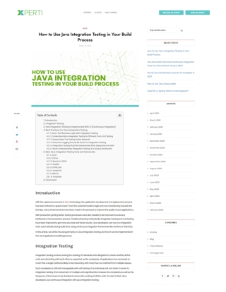 How to Use Java Integration Testing in Your Build Process