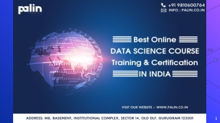 Best online data science course training and Certification In India