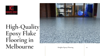 High-Quality Epoxy Flake Flooring in Melbourne