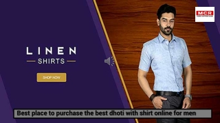 Best place to purchase the best dhoti with shirt online for men