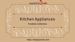 Kitchen Appliances Online at ShoppySanta