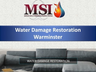 Water Damage Restoration Warminster