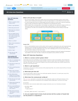 30  Commonly Asked GIT Interview Questions (2021)