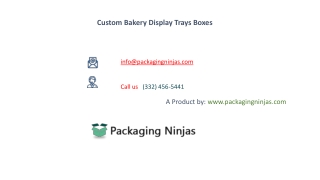 How to get Custom Bakery Display Trays Boxes at Wholesale Rates