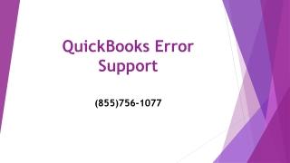 QuickBooks Error Support