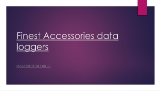 Finest Accessories data loggers by Marathon Products