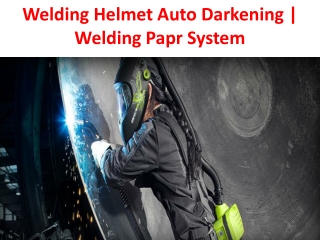 Welding Helmet Auto Darkening