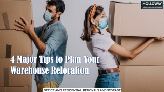 4 Major Tips to Plan Your Warehouse Relocation