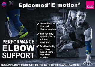 Epicomed E  motion | Elbow support | Pushpanjali medi India Pvt Ltd