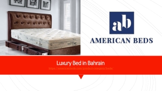 Luxury Bed in Bahrain