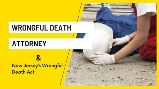 New Jersey Wrongful Death Act And Attorney