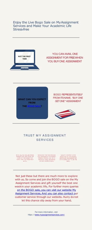 Don’t Wait! Buy One Get One Assignment Sale Begins Today. Order Now!