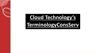 Cloud Technology’s Terminology