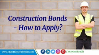 Construction Bonds | How Do Construction Bonds Works? | Bid Bond Guarantee