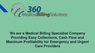 Michigan Emergency Physicians Billing Services - 360 Medical Billing Solutions