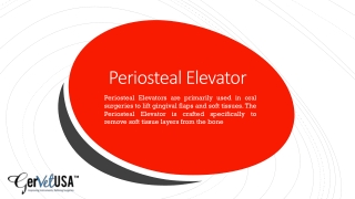 Periosteal Elevator