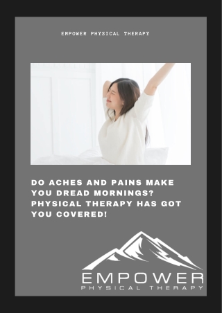 Do Aches and Pains Make You Dread Mornings_ Physical Therapy Has Got You Covered!