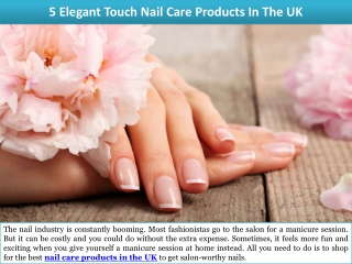 5 Elegant Touch Nail Care Products In The UK