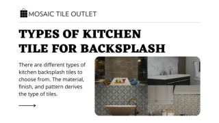 Types Of Kitchen Tile For Backsplash