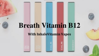 Breath Vitamin B12 With InhaleVitamin Vapes