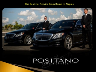 The Best Car Service from Rome to Naples