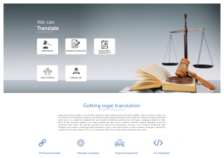 Legal Translation Services