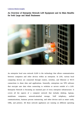 Enterprise Network LAN Equipment 26