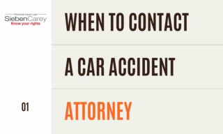 When To Contact A Car Accident Attorney