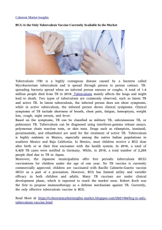 Tuberculosis Vaccine 26