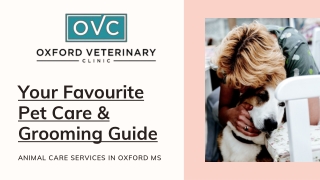 Your Favourite Pet Care & Grooming Guide