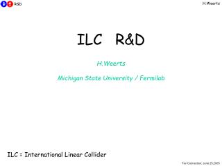 ILC R&amp;D