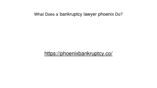 bankruptcy lawyer phoenix