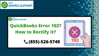 Methods to fix QuickBooks Error Code 102