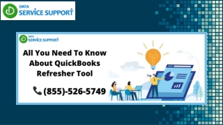 Know how to use QuickBooks Refresher Tool