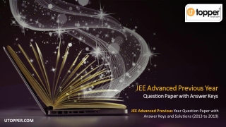 JEE Advanced Previous Year Question Paper with Answer Key