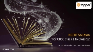 NCERT solution for CBSE Class 1 to Class 12