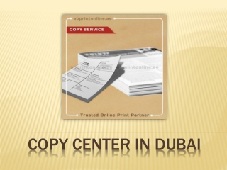 Copy Center In Dubai Services For Affordable Digital Printing