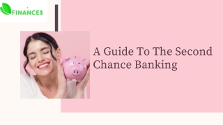 A Guide To The Second Chance Banking