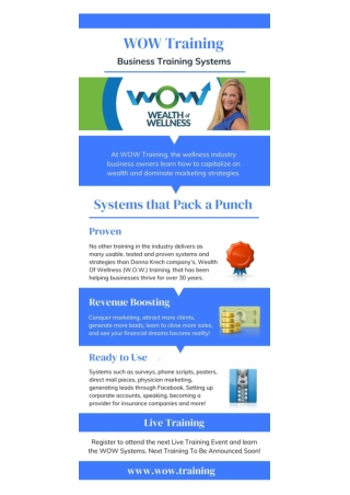 Online Wellness Business Training | Wow Training