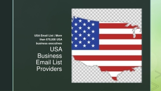 USA Business Mailing lists