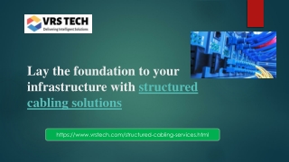 Know the Importance of Structure Cabling Installation Dubai