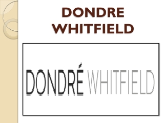 Revive your personality with views of Donald Whitfield