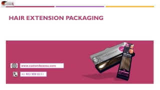 Hair extension packaging in UK